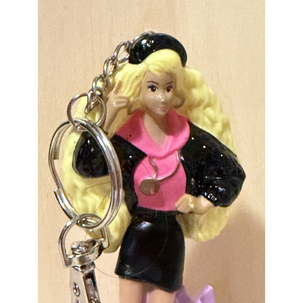 Vintage Barbie Keychain Toy Upcycled - Picture 2 of 4